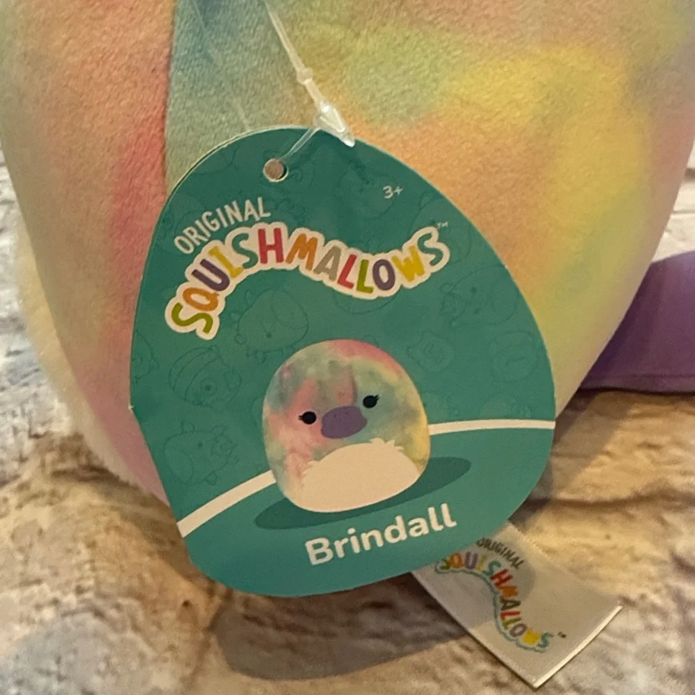 Squishmallows platypus colorful brindall